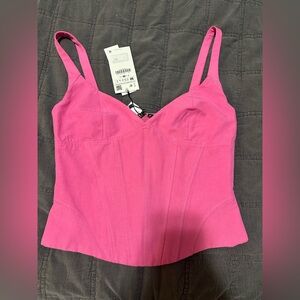 Zara pink Women's corset